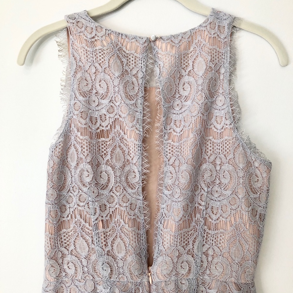 Light gray lace jumpsuit